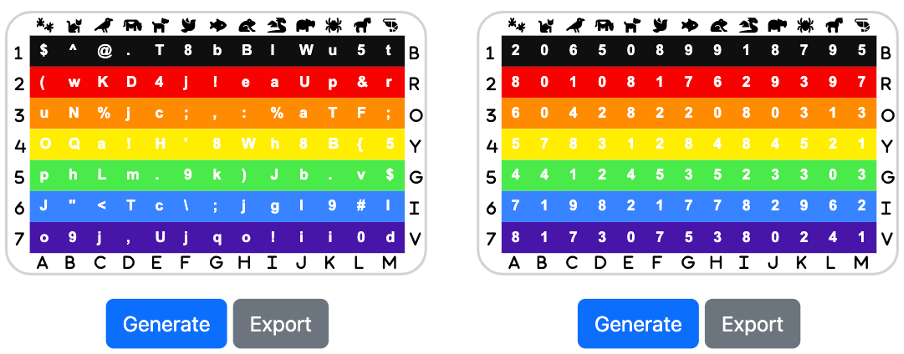 Generate Random Cards